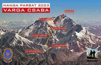 Varga Csaba nagyváradi hegymászó túl van a második akklimatizációs körön, a napokban indul a Nanga Parbatra
