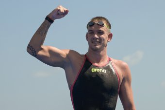 Magyar ezüst a vizes vb-n: Rasovszky második lett a nyílt vízi úszók 10 kilométeres versenyében