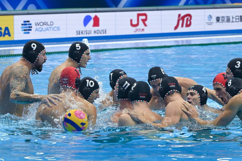 Magyar „görögtűz” a fukuokai medencében: hihetetlenül izgalmas meccs után világbajnok a férfi vízilabda-válogatott