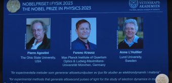 Újabb magyar Nobel: Krausz Ferenc, Pierre Agostini és Anne L'Huillier kapja az idei fizikai Nobel-díjat
