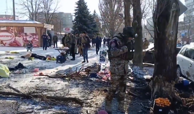 Orosz források szerint legalább 25 civil vesztette életét egy ukrán tüzérségi támadásban Donyeckben