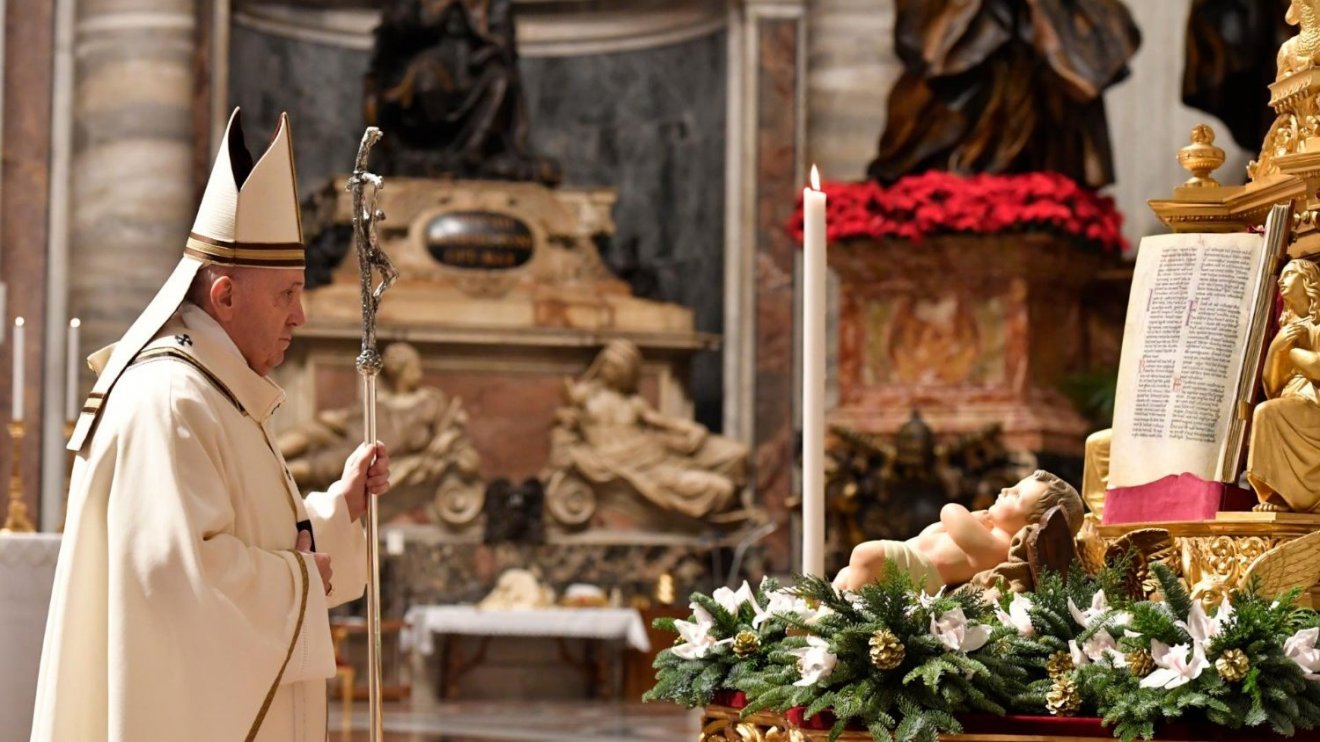 Ferenc pápa: az idei betlehem a Szentföldön szenvedő gyerekekre emlékeztet
