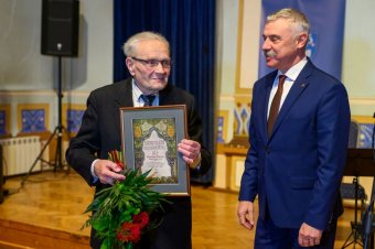 Kisgyörgy Zoltán geológus, helytörténeti szakíró kapta a Háromszék kultúrájáért díjat