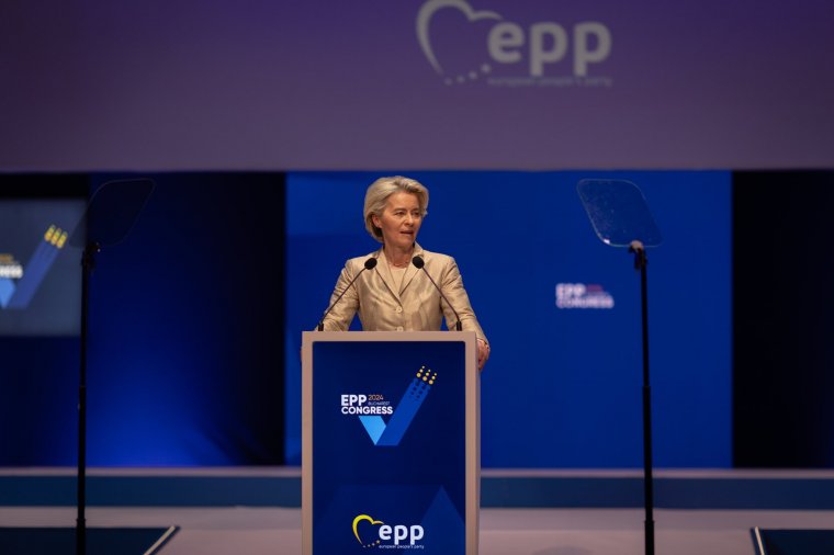 Nincs meglepetés: ismét Ursula von der Leyent jelölte az EPP az Európai Bizottság élére a bukaresti kongresszuson