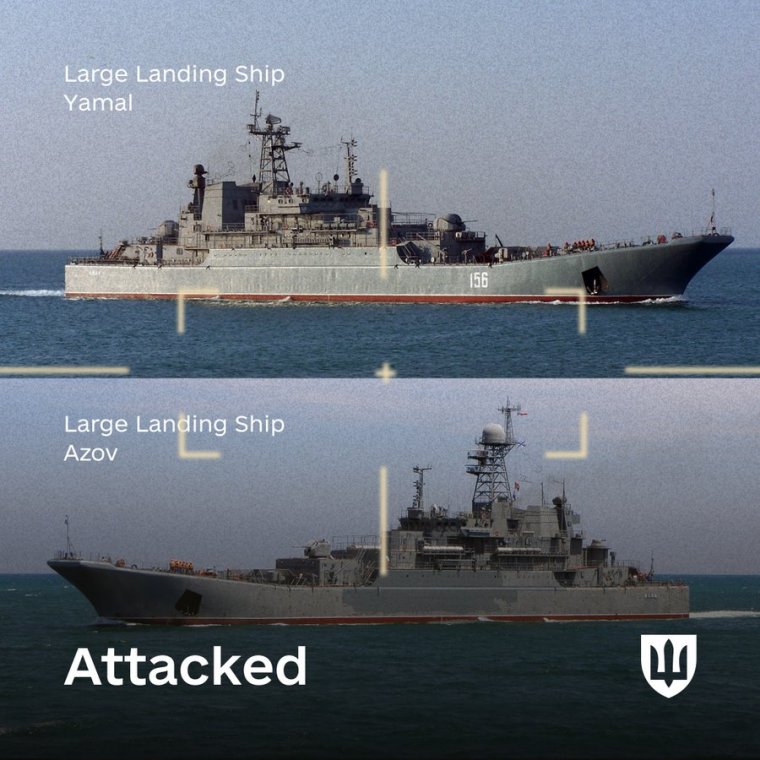 Újabb orosz hadihajókra mértek csapást az ukrán erők Kijev szerint