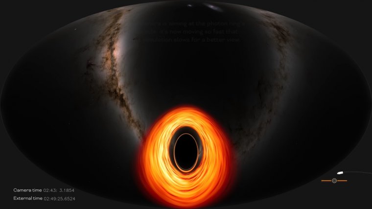 NASA-szimuláció: ilyen látvány fogad, ha belezuhanunk egy fekete lyukba (VIDEÓ)