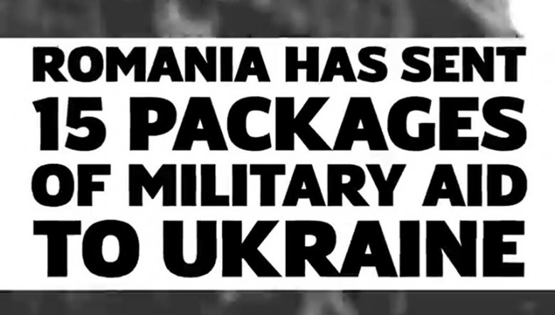 „Leleplezte” Ukrajna Romániát: Bukarest eddig tizenöt katonai segélycsomagot küldött