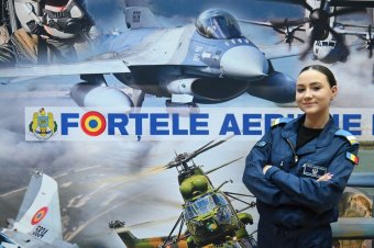 A katonai karriert népszerűsíti a Partiumban és a Bánságban a román légierő