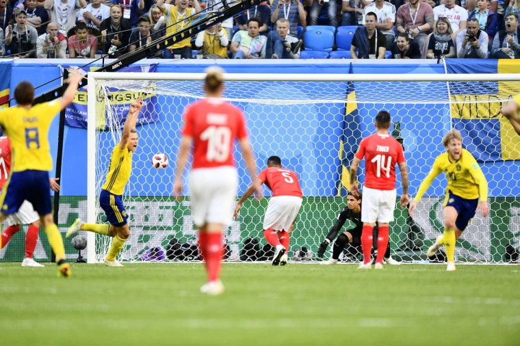 Egy gól is elég volt a svédeknek a negyeddöntőbe jutáshoz a világbajnokságon