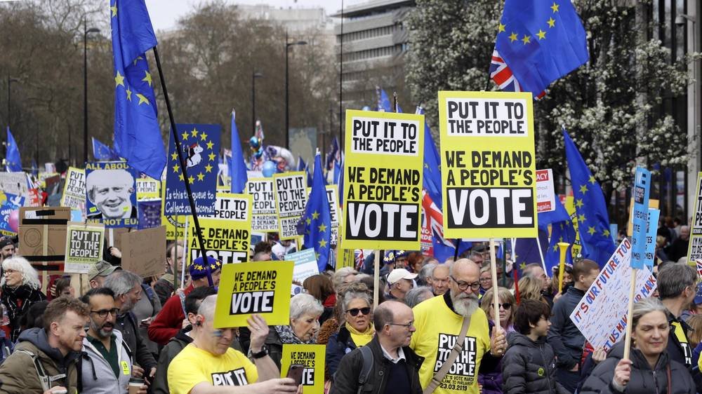 Százezrek tüntetettek Londonban a Brexit ellen, az újabb népszavazás érdekében