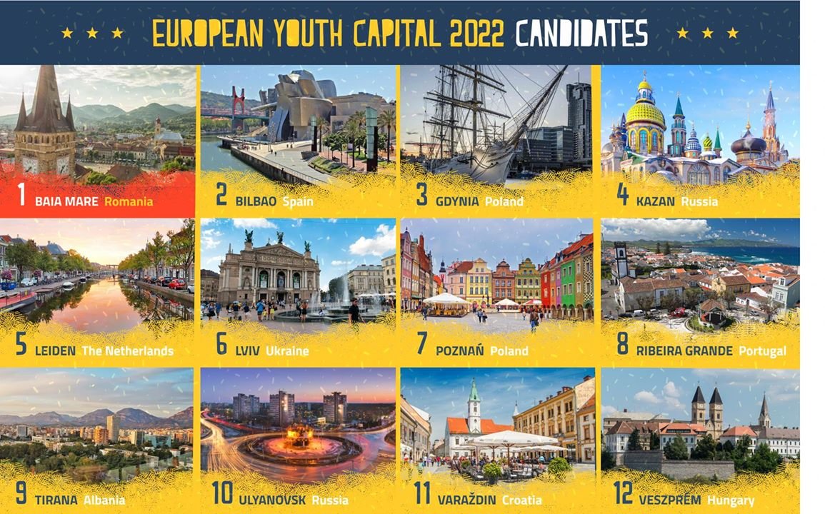 Nagybányát beválasztották az Európa Ifjúsági Fővárosa 2022 öt döntőse közé