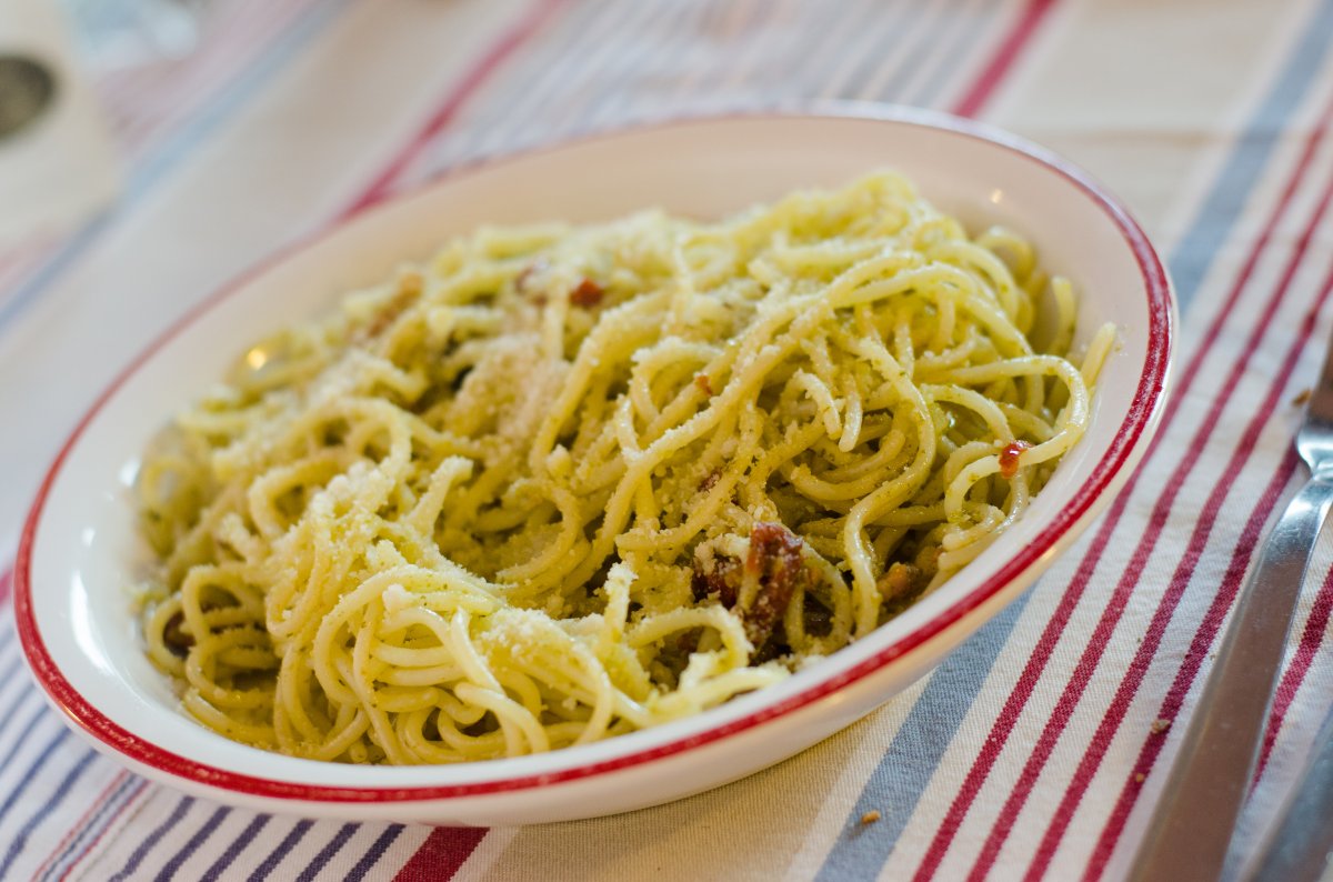 Pesto spaghetti •  Fotó: Csedő Attila
