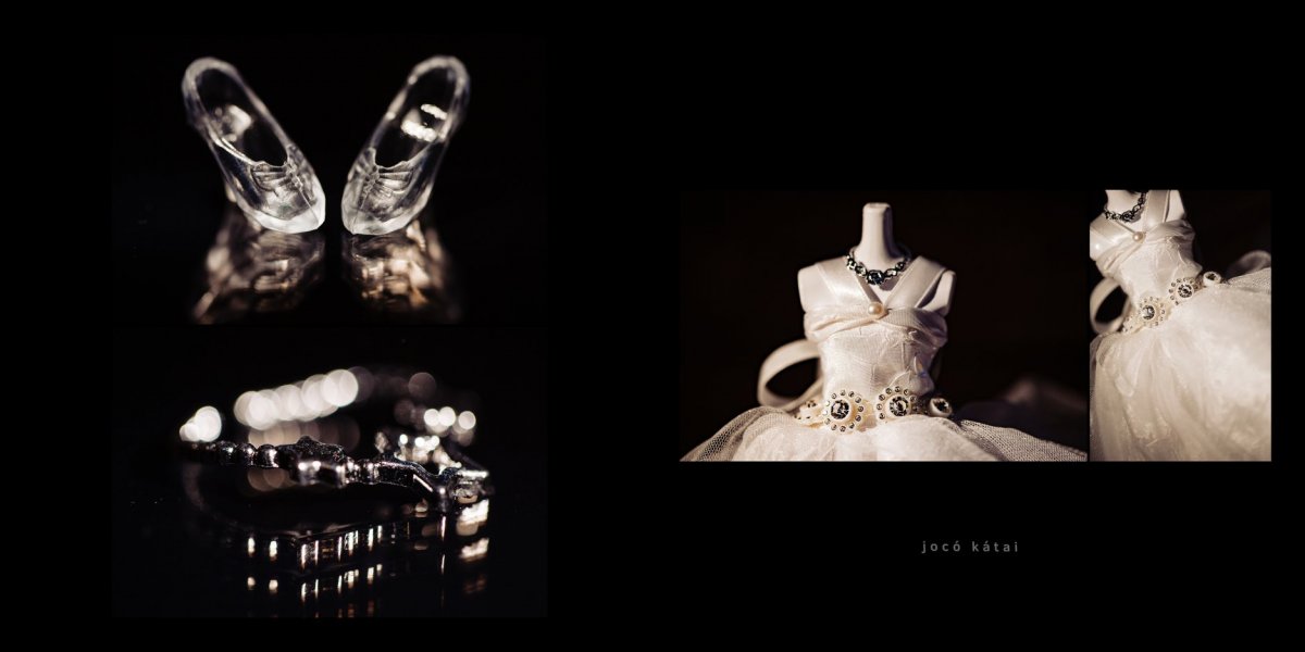 „Mindig meg szoktam fotózni készülődéskor a menyasszonyi ruhát, cipőt és egyéb kiegészítőket” •  Fotó: Kátai Jocó