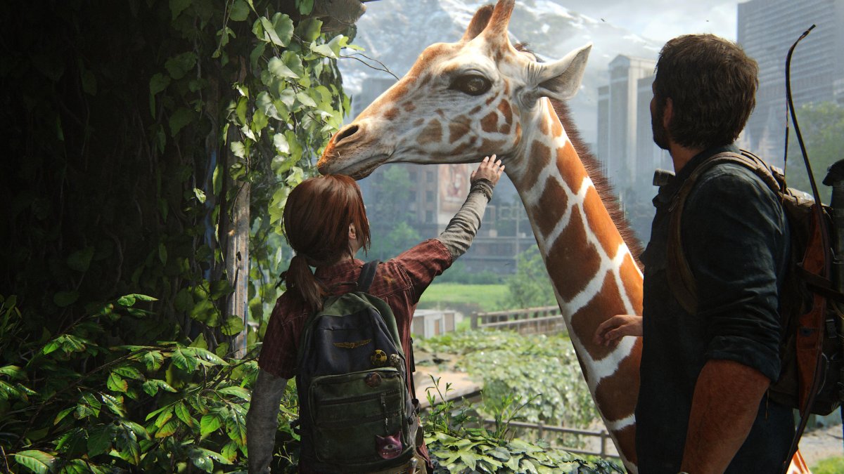 Az a bizonyos zsiráfos jelenet, ami után szem nem marad szárazon... •  Fotó: The Last of Us/Képernyőfotó