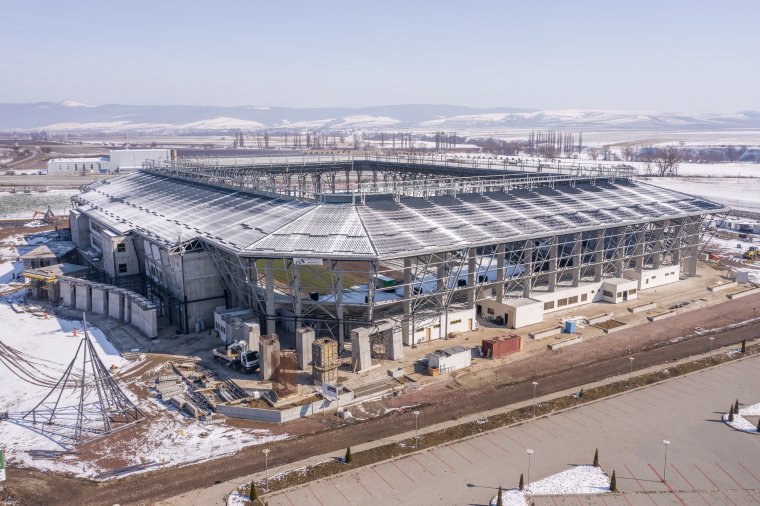 Épül, szépül a Sepsi OSK új otthona: már a nyáron megnyithatja kapuit az új szentgyörgyi stadion (képriporttal)