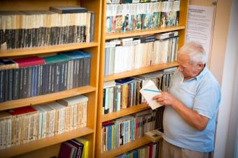 A könyvtár az idősek találkozási, kikapcsolódási helye is