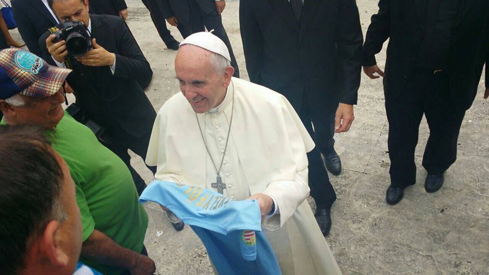 Találkoztak a pápával a székelyföldi focisták