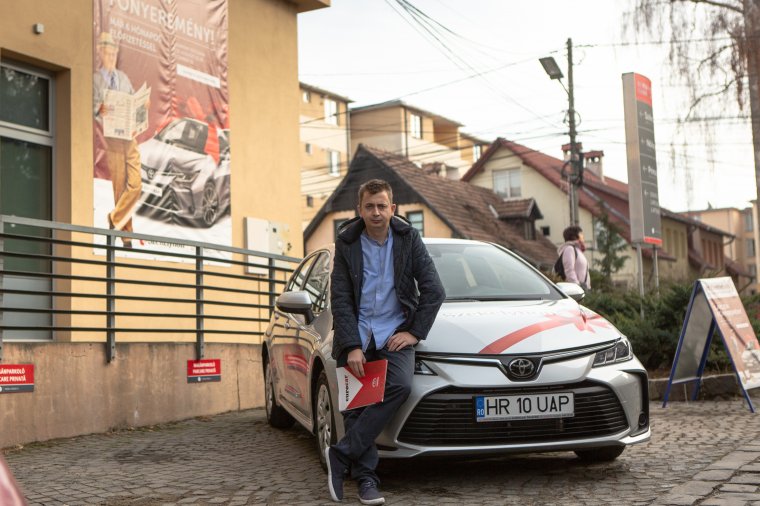 Xántus Árpád nagy napja: hozzájutott a Toyota Corollához