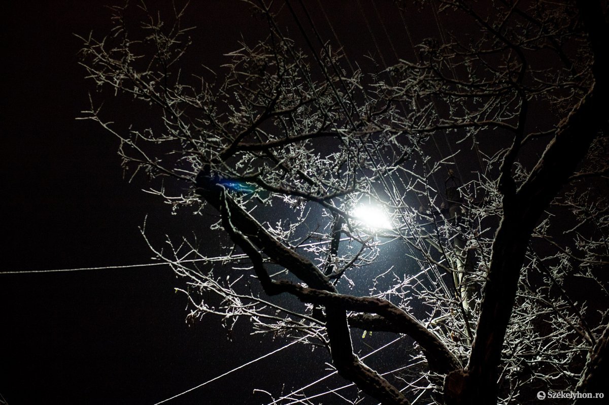 Mínusz tíz fok alá süllyedt a hőmérséklet Hargita megyében