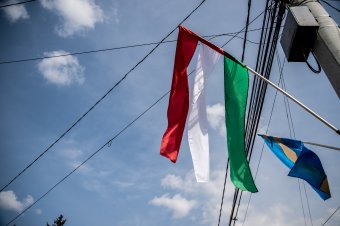 Méltatlannak találták, hogy szalagokat tűzött ki a székelyudvarhelyi városvezetés a magyar zászlók helyett