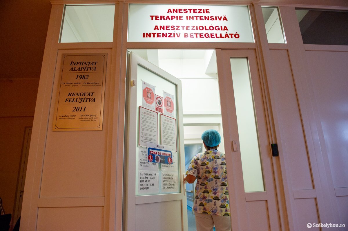 A kórházban ápoltak száma és a fertőzöttségi arány is nőtt Hargita megyében