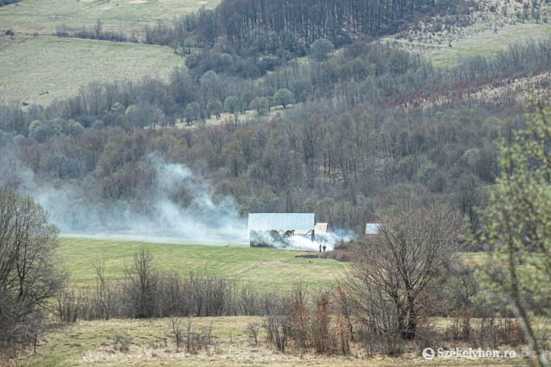 Több mint 50 hektáron égett a tarló Hargita megyében