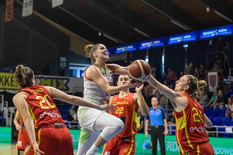 Női kosárlabda Eb-felkészülés: hangzatos magyar győzelem a spanyolok ellen