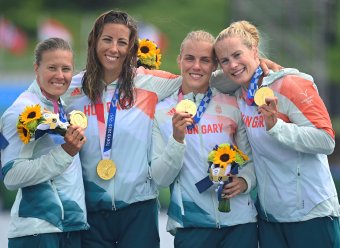 A hatodik magyar aranyérem: olimpiai bajnok a női kajak négyes