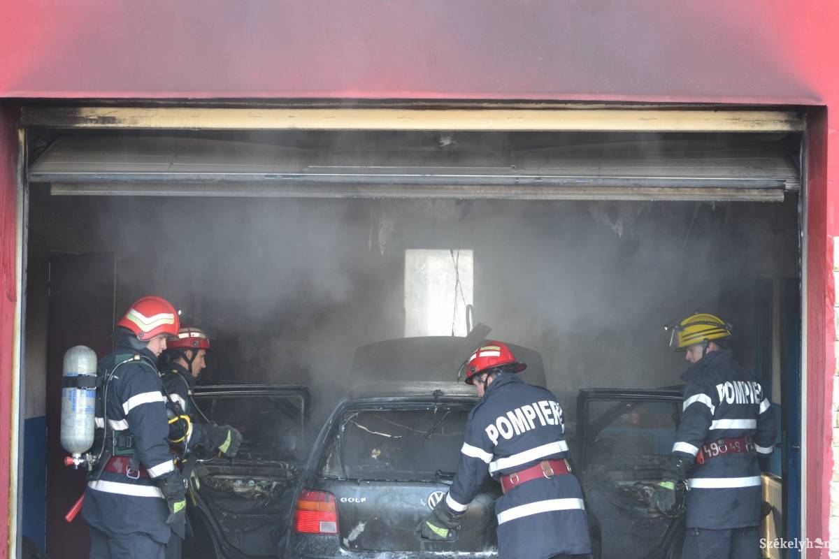 Gázpalack robbant egy marosvásárhelyi autószervizben