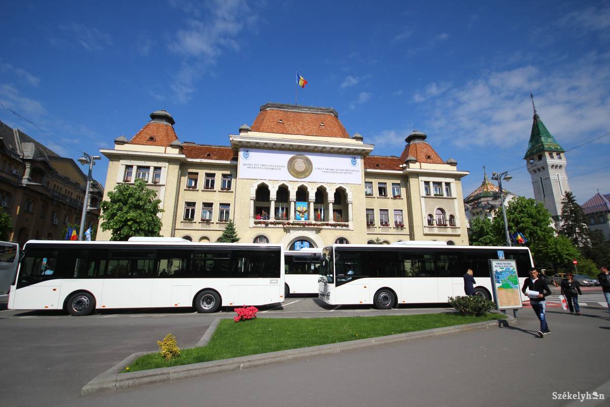 Új autóbuszok Marosvásárhelyen