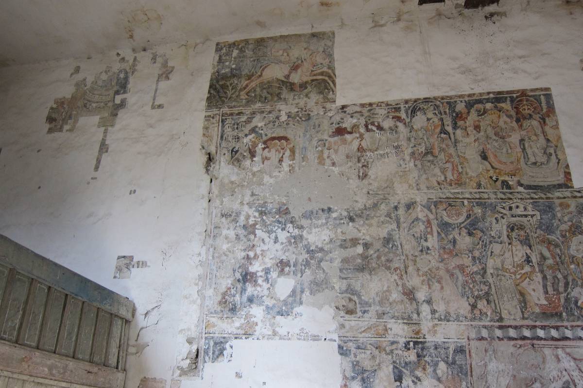 Egy eddig ismeretlen Szent László-falképre találtak a restaurátorok