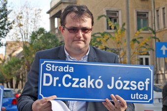 Utcát neveztek el a kórházalapító Czakó doktorról Marosvásárhelyen