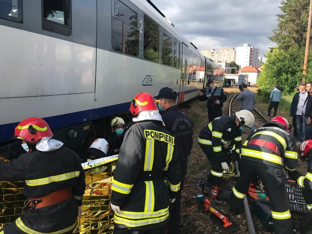 Halálra gázolt egy nőt a vonat Marosvásárhelyen