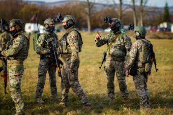 NATO-haderők Sepsiszentgyörgyön