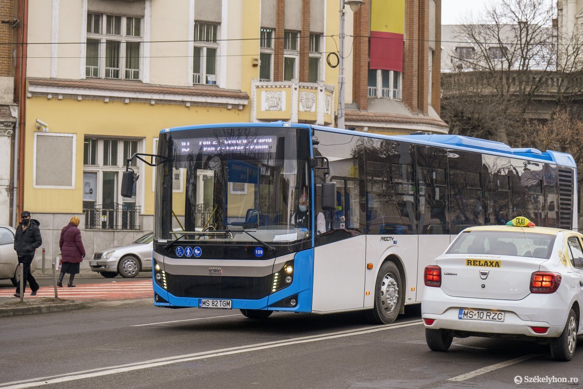 Új, korszerű buszok kerültek a vásárhelyi tömegközlekedési hálózatba