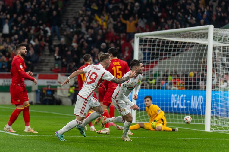 Lehet szavazni: Szoboszlai Montenegró elleni első találata is esélyes a forduló legszebb gólja címre