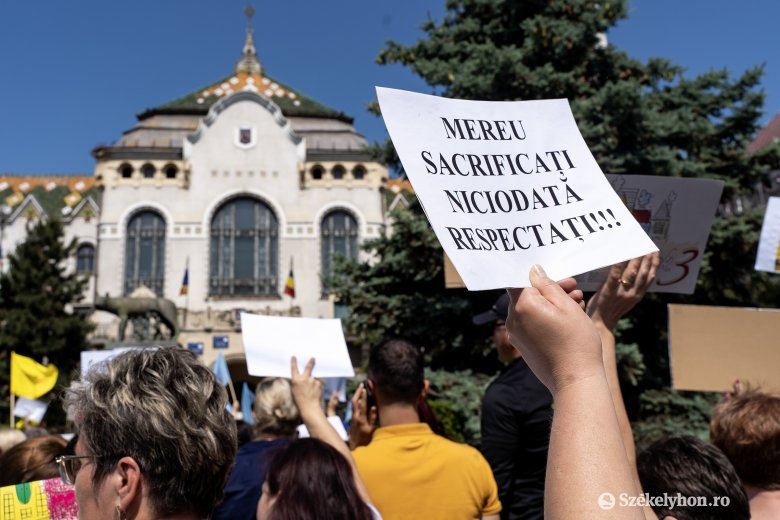 Harmadik hetébe lépett a tanügyi munkabeszüntetés – Nistor: a sztrájk folytatódik, nincs szó kompromisszumról