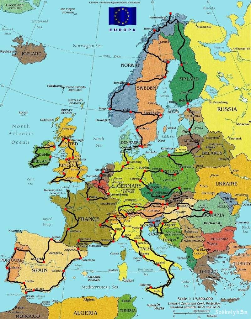 Európa meghódítása két keréken